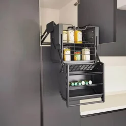 Ausziehbares Küchenregal – Einfacher Schrank-Organizer