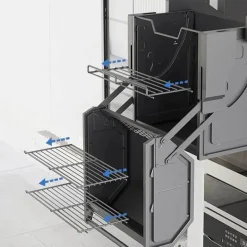 Ausziehbares Küchenregal – Einfacher Schrank-Organizer