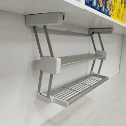 Ausziehbares Küchenschrank-Organizer-Regal – platzsparende Aufbewahrungslösung