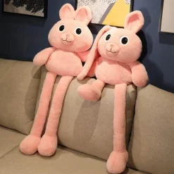 Ausziehbares Plüsch-Cartoon-Kaninchenspielzeug - Weiches Stofftier