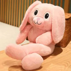 Ausziehbares Plüsch-Cartoon-Kaninchenspielzeug - Weiches Stofftier
