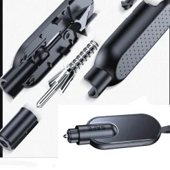 Auto-Fluchtwerkzeug - Schlüsselanhänger-Fensterbrecher Sicherheitsgurtschneider