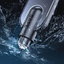 Auto-Fluchtwerkzeug - Schlüsselanhänger-Fensterbrecher Sicherheitsgurtschneider