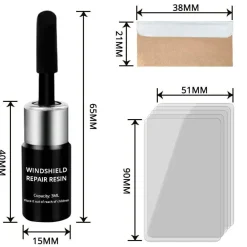 Autoglas-Reparaturwerkzeug – Windschutzscheiben-Befestigungssatz