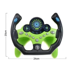 Auto-Lenkrad-Spielzeug – Elektrisches Simulationsspielset für Kinder