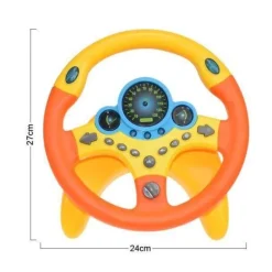Auto-Lenkrad-Spielzeug – Elektrisches Simulationsspielset für Kinder