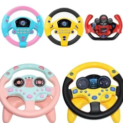 Auto-Lenkrad-Spielzeug – Elektrisches Simulationsspielset für Kinder