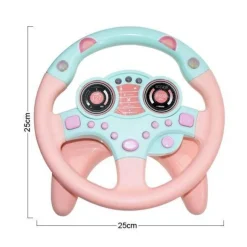 Auto-Lenkrad-Spielzeug – Elektrisches Simulationsspielset für Kinder