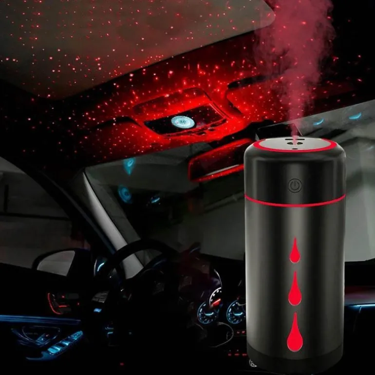 Auto-Luftbefeuchter mit Atmosphärenlicht – Luftbefeuchter für Komfort