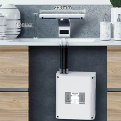 Automatic Hand Dryer Faucet - 2-in-1 Hydro Jet Bathroom Fixture