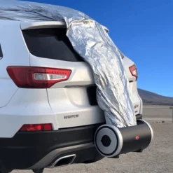 Automatisch einziehbare Autoabdeckung – Shield Pro Wasserdichter Schutz