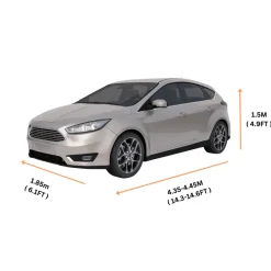 Automatisch einziehbare Autoabdeckung – Shield Pro Wasserdichter Schutz