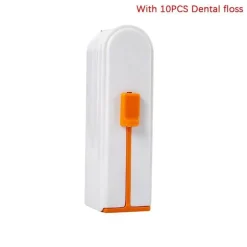 Automatische Pop-up-Zahnseidenbox mit Spiegel – reisefreundliches Mundpflegetool