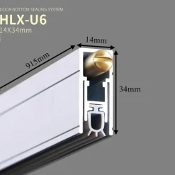 Automatische Türdichtungsleiste - Zugluftschutz Hebedichtung