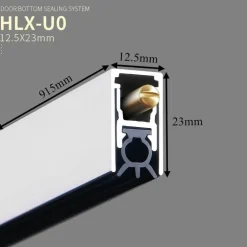 Automatische Türdichtungsleiste - Zugluftschutz Hebedichtung