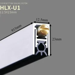 Automatische Türdichtungsleiste - Zugluftschutz Hebedichtung