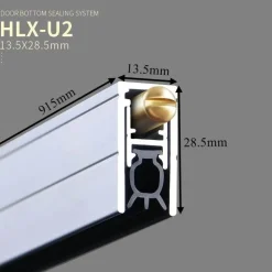 Automatische Türdichtungsleiste - Zugluftschutz Hebedichtung