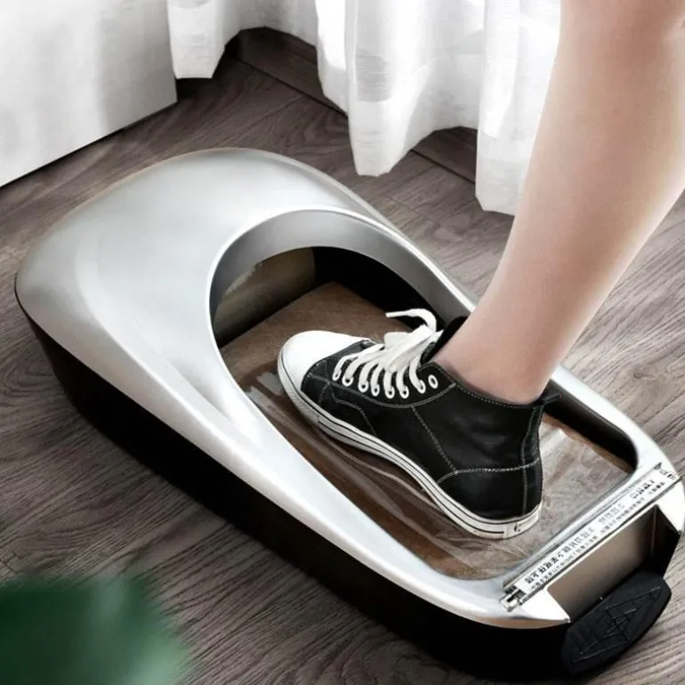 Automatischer Überschuhspender – Freihändige Lösung zum Schutz von Schuhen