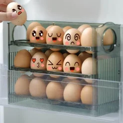 Automatischer Eierhalter - Flip Storage Organizer