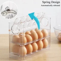 Automatischer Eierhalter - Flip Storage Organizer