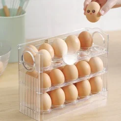 Automatischer Eierhalter - Flip Storage Organizer