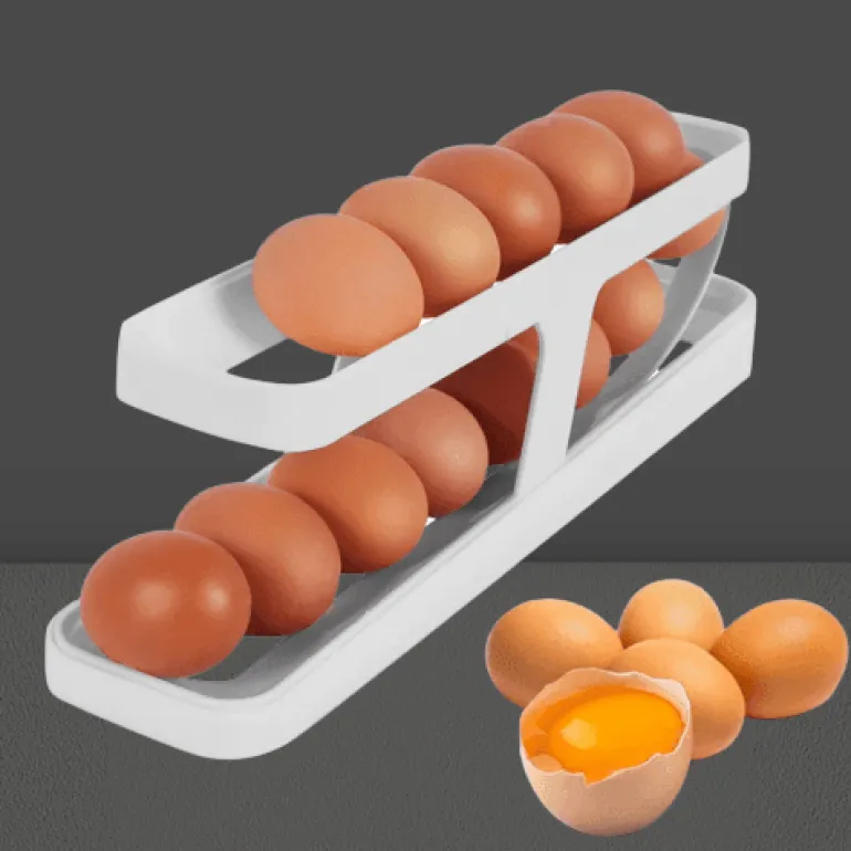 Automatischer Eierrollständer-Organizer