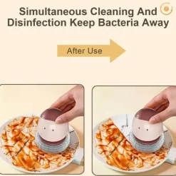 Automatischer Flüssigkeitsspender, Spülbürste – Küchenreinigungswerkzeug