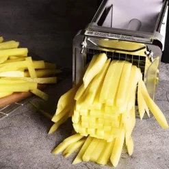 Automatischer Gemüseschneider aus Edelstahl – Elektrischer Kartoffelschneider