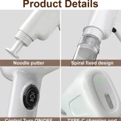Automatischer Nudelhersteller – Elektrische kabellose Nudelmaschine