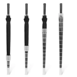 Automatischer Regenschirm mit langem Griff – Reiseschirm im minimalistischen Design