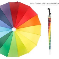 Automatischer Regenschirm mit langem Griff – Reiseschirm im minimalistischen Design