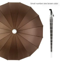 Automatischer Regenschirm mit langem Griff – Reiseschirm im minimalistischen Design