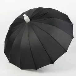Automatischer Regenschirm mit langem Griff – Reiseschirm im minimalistischen Design