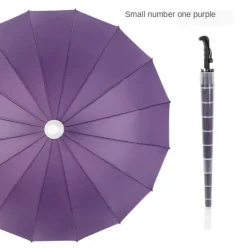 Automatischer Regenschirm mit langem Griff – Reiseschirm im minimalistischen Design
