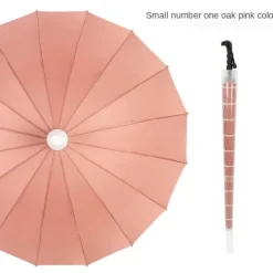 Automatischer Regenschirm mit langem Griff – Reiseschirm im minimalistischen Design