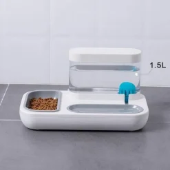 Automatischer Tierfutterspender - Interaktiver 2-in-1-Futterspender