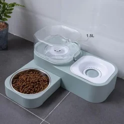 Automatischer Tierfutterspender - Interaktiver 2-in-1-Futterspender