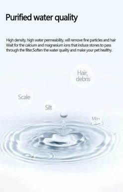 Automatischer Trinkbrunnen für Haustiere – Wasserspender für Hunde und Katzen im Schneckendesign