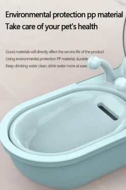 Automatischer Trinkbrunnen für Haustiere – Wasserspender für Hunde und Katzen im Schneckendesign