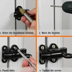 Automatischer Türriegel – Einfacher Sicherheitsverriegelungsmechanismus