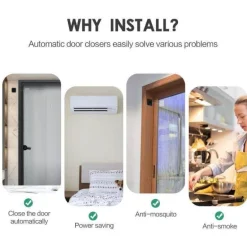 Automatischer Türschließer – Einfach zu installierender Selbstschließmechanismus