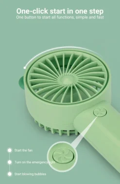 Automatischer USB-Seifenblasenbläser - Magische Ventilatormaschine