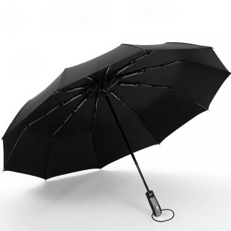 Automatischer UV-Regenschirm – windabweisendes, schlankes Design