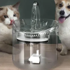 Automatischer Wasserbrunnen für Haustiere – Sensoraktivierter Spender für Katzen und Hunde