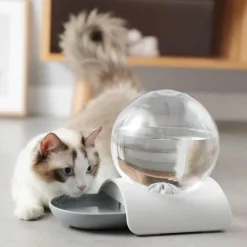 Automatischer Wasserspender für Haustiere – Blasendesign für Katzen und Hunde