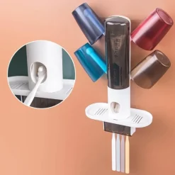 Automatischer Zahnpastaspender – Wandmontierter Organizer und Halter