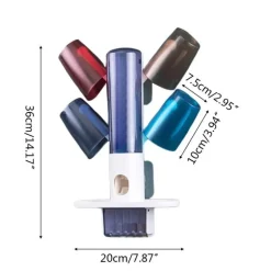 Automatischer Zahnpastaspender – Wandmontierter Organizer und Halter