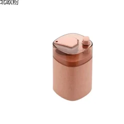 Automatischer Zahnstocherspender – Umweltfreundliche Aufbewahrung aus Weizenstroh für eine bequeme Nutzung