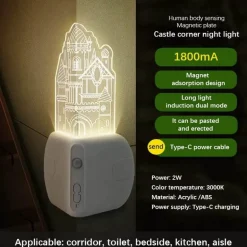 Automatisches Sensor-LED-Ecklicht - Light Master LED-Ecklampe