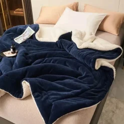 Axelle Plüsch-Überwurfdecke – weiche, gemütliche Decke